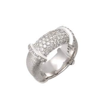 Abracadabra 4 XL Ring Pave' Satin