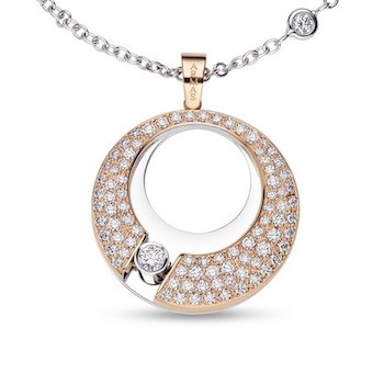 Roulette Necklace Pave'