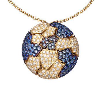 Canyon Necklace Blue Sapphire