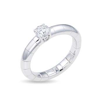 TrueLove Solitaire Tricolour Gold