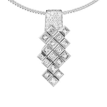 Princess Necklace White Gold