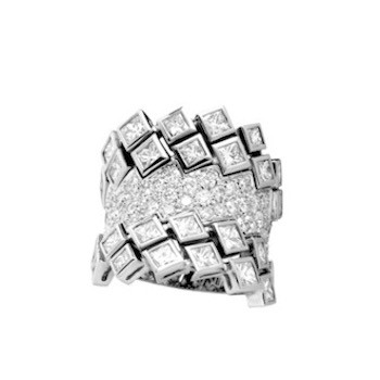 Princess Ring White Gold