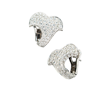 Mermaid Earrings Diamond